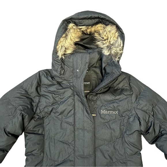 Marmot 700 fill down womens parka jacket size S - Picture 2 of 7